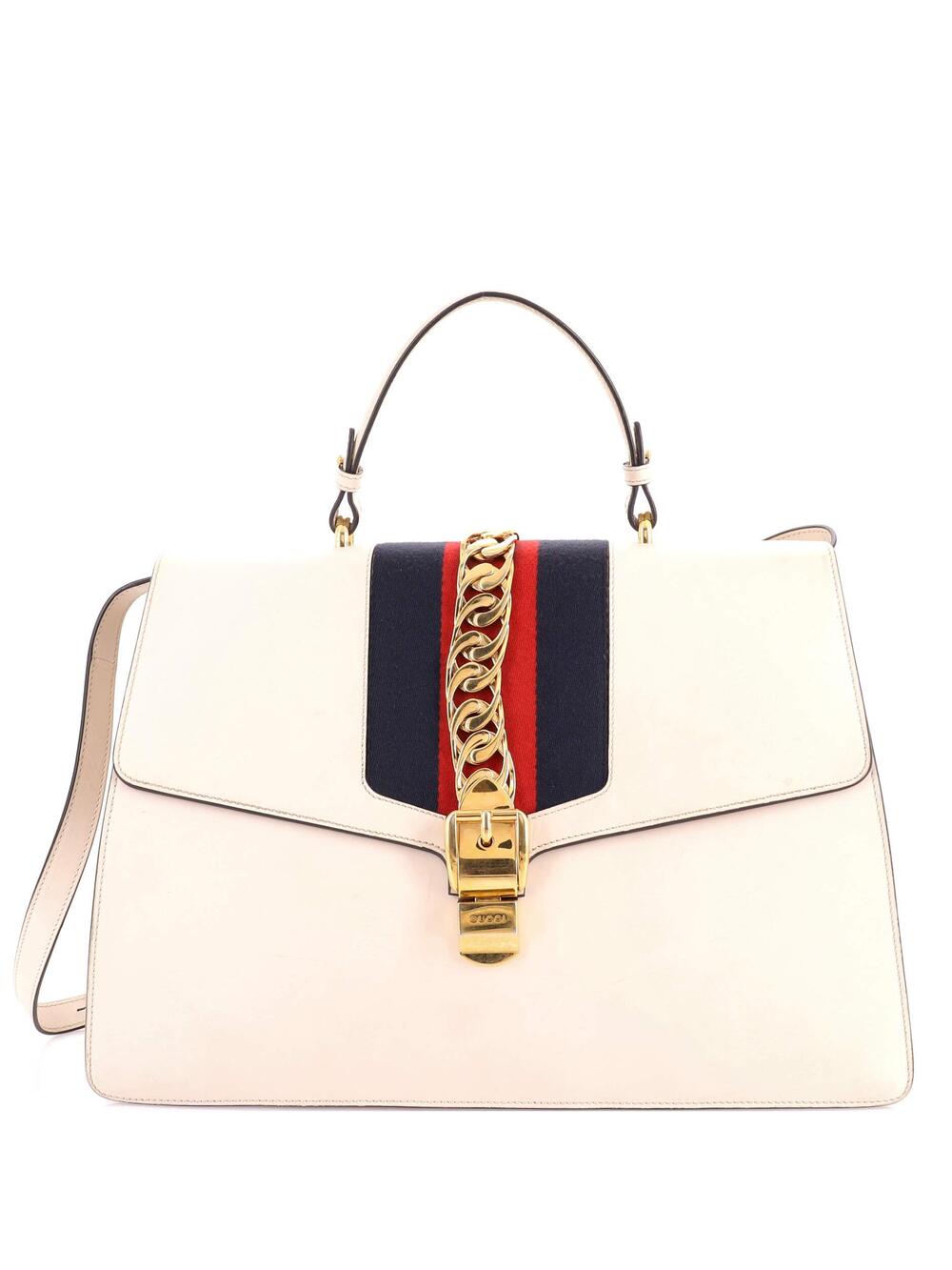 Gucci Sylvie Top Handle Bag Leather #374549G98B